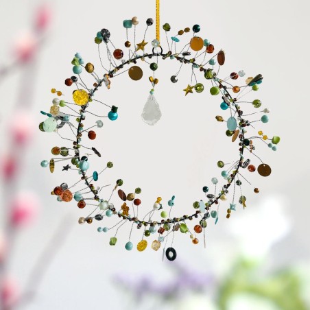 Decoration FUNKEL Kranz dk multi