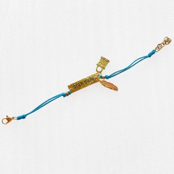 Armband HOT stay safe turquoise SALE