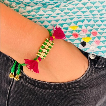 Bracelet HOT centerpiece tassels Leaf