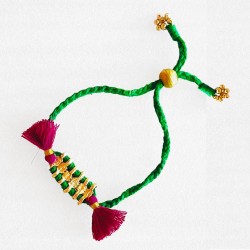 Bracelet HOT centerpiece tassels Leaf