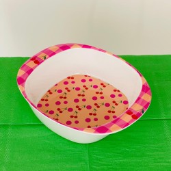 Baby plate melamin dots