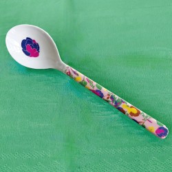Small spoon melamin Bloom pink
