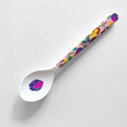 Small spoon melamin Bloom pink