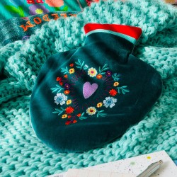 Wärmflasche Herz Flowercircle dkocean