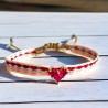 Bracelet Woven Tape Heart
