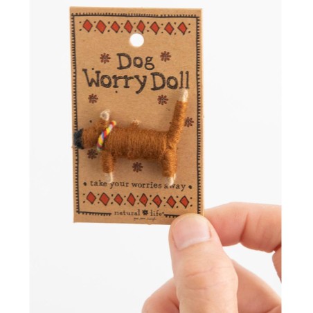 Porte-bonheur Worry doll Dog
