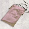 Cellphone Bag Leather Basic copper metallic