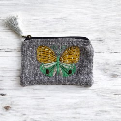 Pochette zip Butterfly