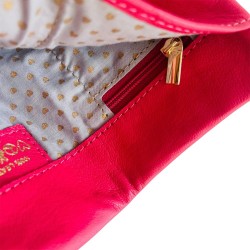 Porte-monnaie Cuir buffalo sm folded plum-altrosa