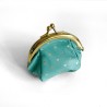 Pouch Mini Clip Goldheart ltblue
