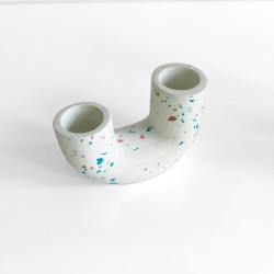 Candle Holder concrete doubleholder