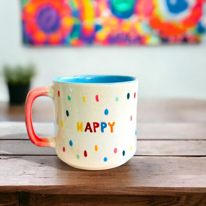 Tasse L happy dots