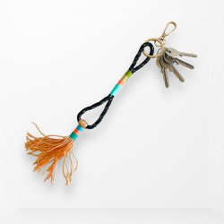 Keychain Multi wrap tassel