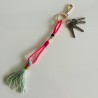 Keychain Multi wrap tassel