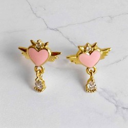 Ohrringe Fruits heart angelwings Mini