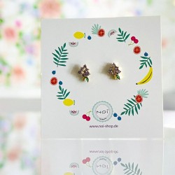 Boucles d´Oreilles Fruits Grape Mini