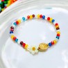 Bracelet Shiny Flower elastic