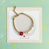 Bracelet Perles Dorées Fancy flower mix
