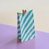Paper bags, single, blau, 50 pieces