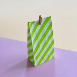 Paper bags, single, grün, 50 pieces