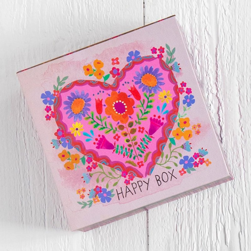 Gift Box Folk Heart