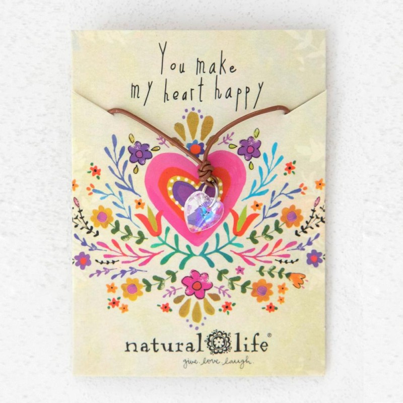 Collier cristal Heart