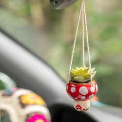 Hanging Mini Succulente Mushroom/Pilz