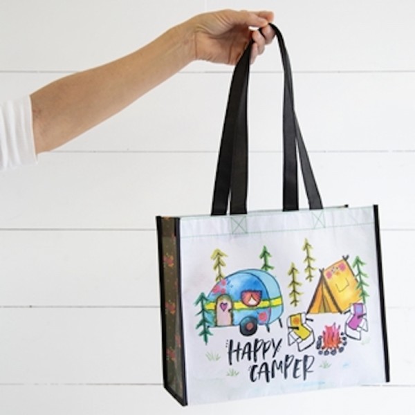 Receycled Bag L Happy Camper Tent