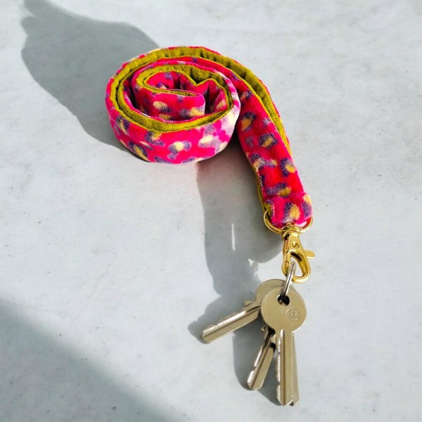 Schlüsselband Lanyard Leo pink