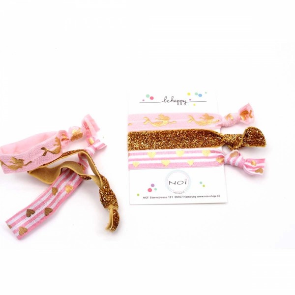 Flamingo Arm- und Haarband Gold