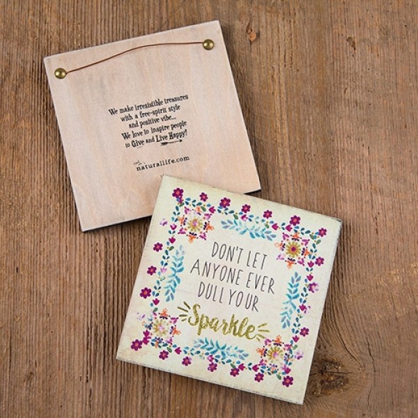 Schild Happy Dont dull sparkle