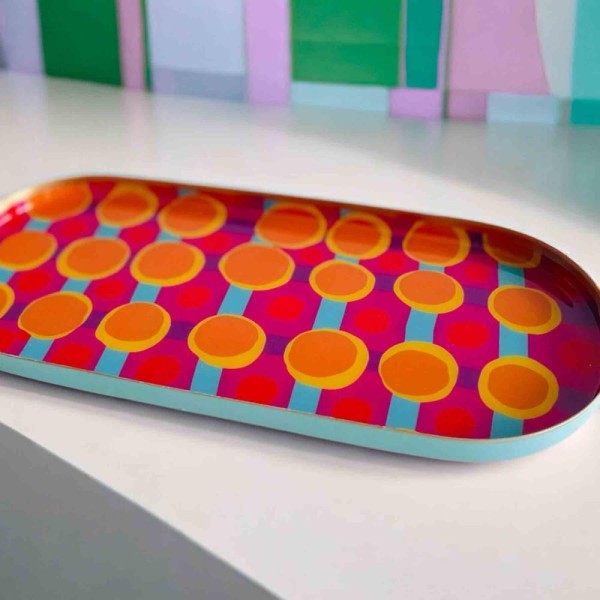 Tablett M orange Dot Bold