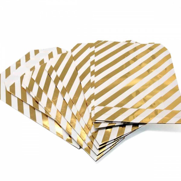 Papiertüten GOLDY DIAGONAL 10