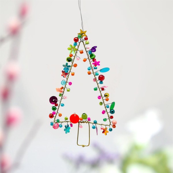 Dekoration FUNKEL Tannenbaum multi