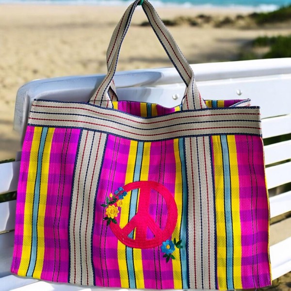 Shopper XL recycled plastic Peace