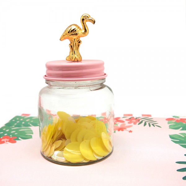Glascontainer Top Flamingo