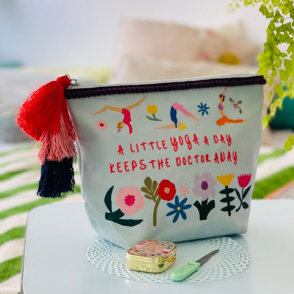 Täschchen Canvas Yoga