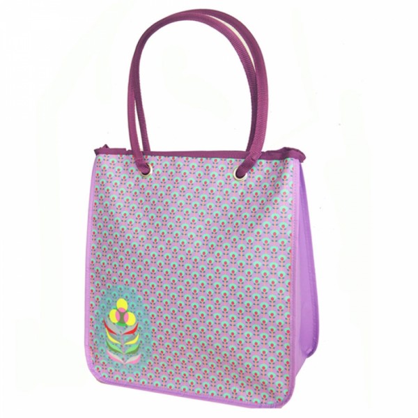 Sm Fl pink Shopper