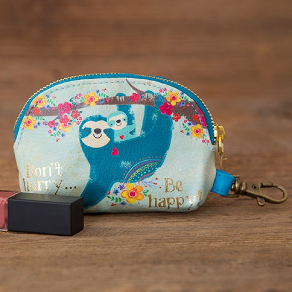 Kosmetiktäschchen Veganes Leder Sloth