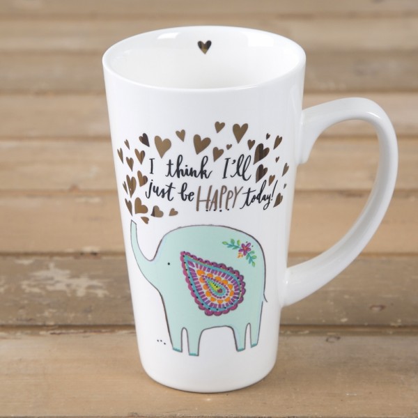 Tasse Latte I think I´ll Just be happy