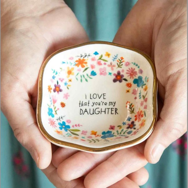 Keramikschälchen Trinket Bowl I Love Daughter
