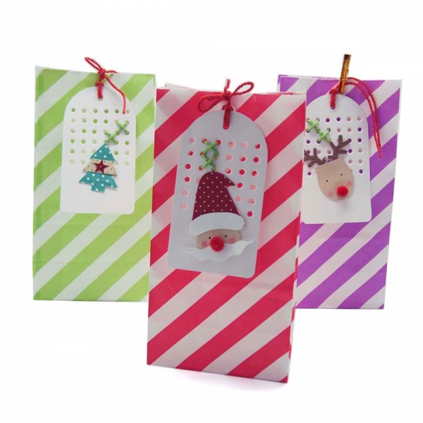 Papiertüten -Hangtag Christmas-