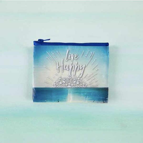 Täschchen Recycled Zip Live Happy