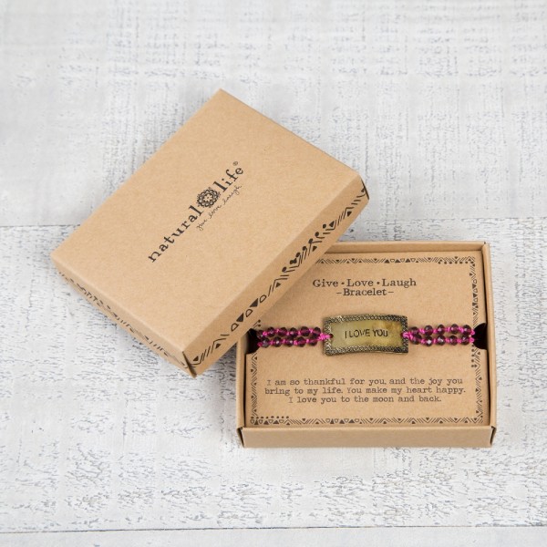 Armband Give Live Laugh I love you