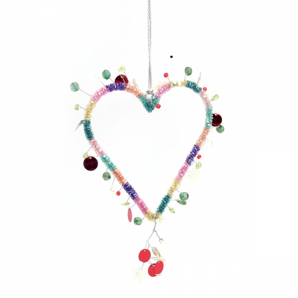 FUNKEL Dekoration Beads Fancy Heart
