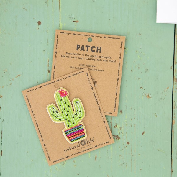 Patch Cactus Lime Pink