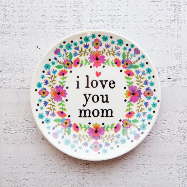 Mini Melamine Plt Love you mom