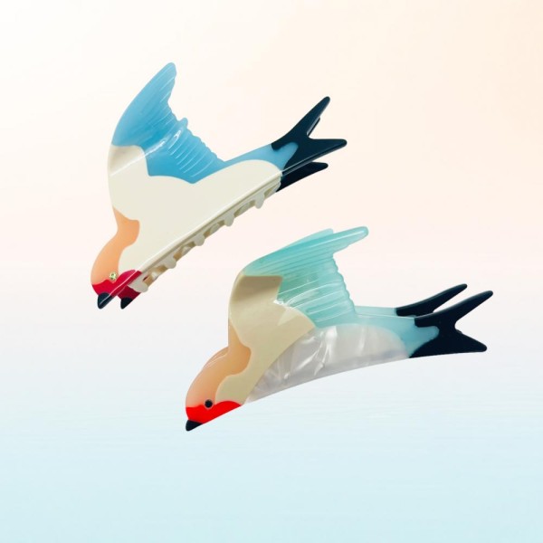 Haarclip/Haarklammer bluebird