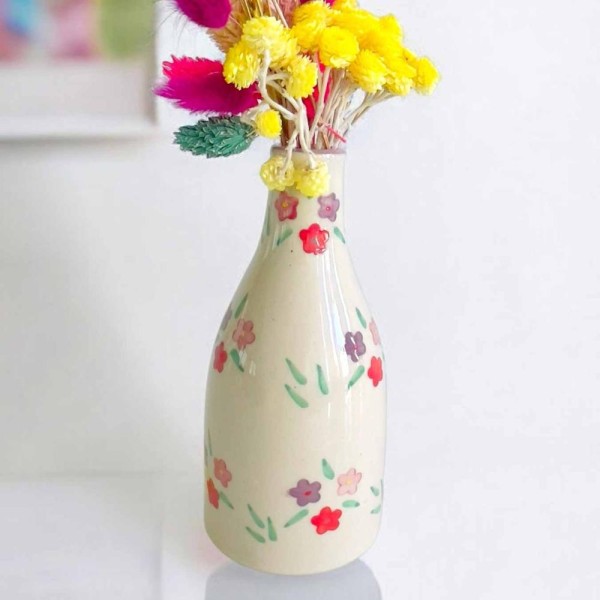 Vase Bud Keramik Millefleur