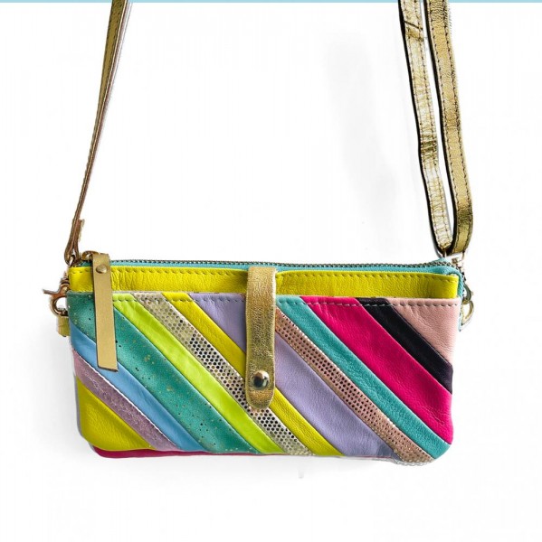 Tasche Leder Stripe wrist Tasche/ Smartwallet